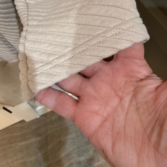 T Tahari Ottoman Waterfall Knit Topper in Bone Size Medium NWOT - Picture 3 of 6